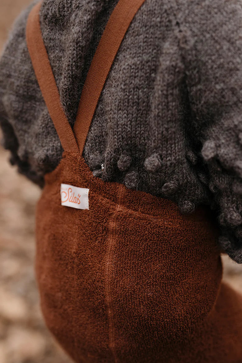 Teddy Warmy Footed Tights ''Cinnamon''