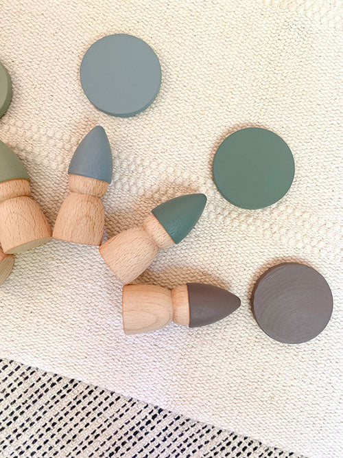 Gnomes with Stepping Stones ''Cool Tones''