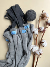 Lade das Bild in den Galerie-Viewer, Wooly Footless Strumpfhose ''Granite Grey''