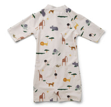 Lade das Bild in den Galerie-Viewer, UV-Schwimmanzug ''Safari Sandy Mix'' 56 - 62 / 1 - 3 Monate
