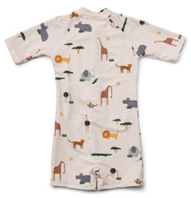 Lade das Bild in den Galerie-Viewer, UV-Schwimmanzug ''Safari Sandy Mix'' 56 - 62 / 1 - 3 Monate