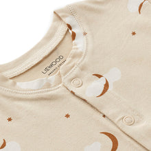 Load image into Gallery viewer, Birk Printed Pyjamas Jumpsuit ''Stargazer / Foggy Mix'' 12-18 Months / 80-86