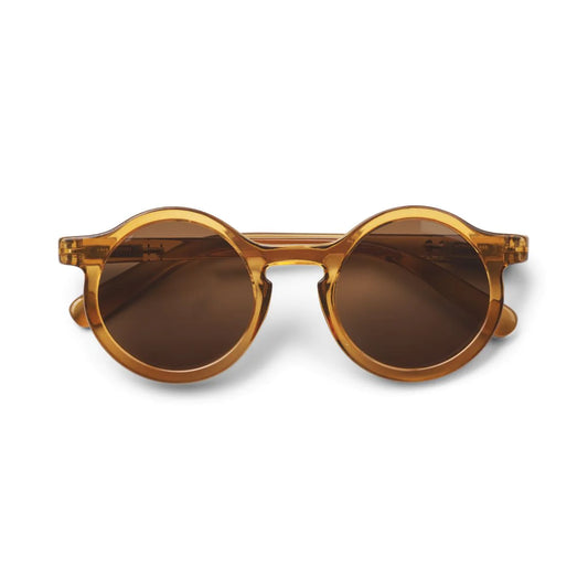 Baby & Kids Sunglasses, Round Mustard