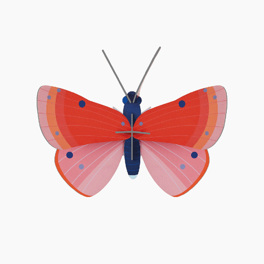 Studio-Dach "Gefleckter Kupferschmetterling" Wanddekoration