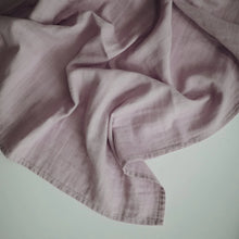 Load image into Gallery viewer, Swaddle Organic Muslin Cloth ''Soft Mauve''