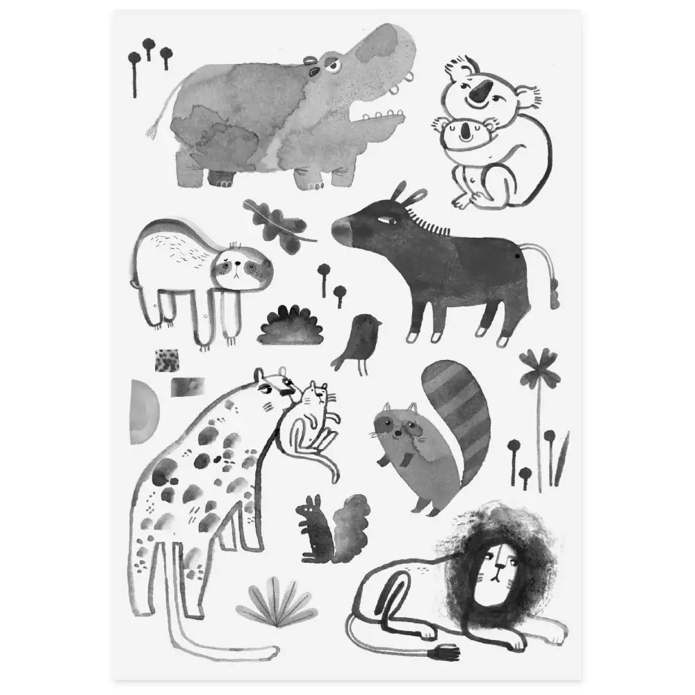 ''Safari'' Organic Temporary Tattoos