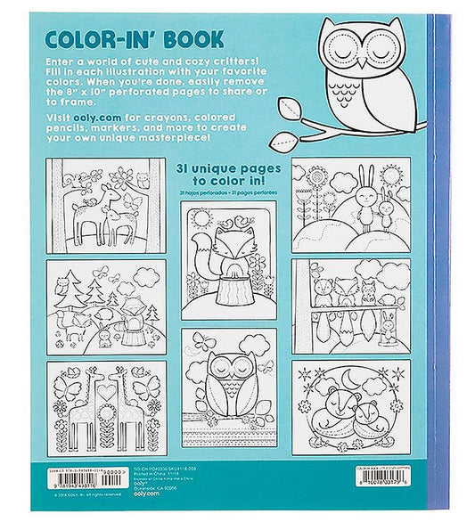 Malbuch ''Little Cozy Critters''