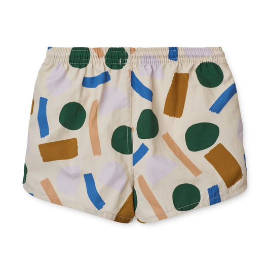Children's Swimshorts ''Paint Stroke / Sandy''
