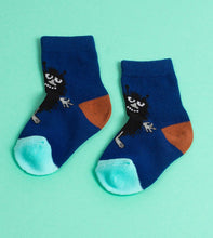 Load image into Gallery viewer, Moomin Baby Socks ''Groke and Stinky'', Size 22-24