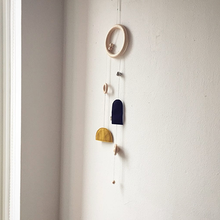 Load image into Gallery viewer, Wooden Mobile ''Blue Dusk''