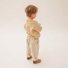 Load image into Gallery viewer, Checkerboard Sweater ''Ochre'' 3 - 4 Years / 98 - 104