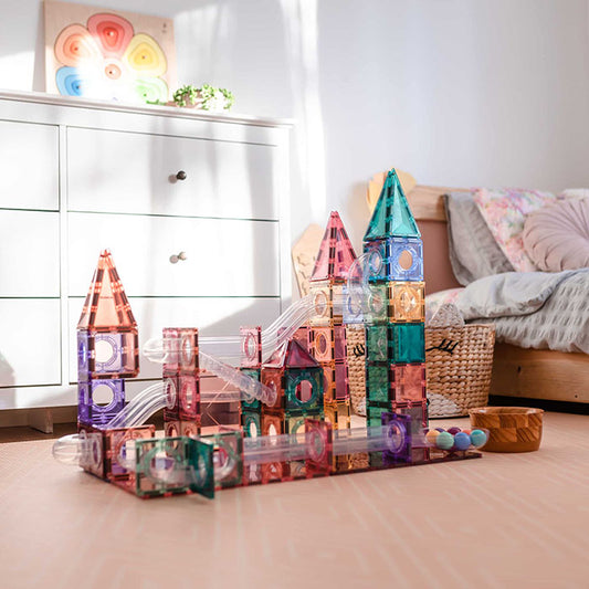 Connetix ''106 Piece Pastel Ball Run Pack EU''