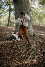 Load image into Gallery viewer, Footless Tights ''Cinnamon'', 3 -4 Years