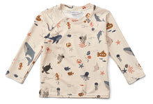 Load image into Gallery viewer, Long Sleeved Swim Tee ''Sea Creature / Sandy Mix''