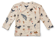 Load image into Gallery viewer, Long Sleeved Swim Tee ''Sea Creature / Sandy Mix''