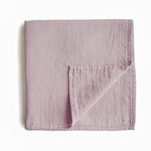 Load image into Gallery viewer, Swaddle Organic Muslin Cloth ''Soft Mauve''