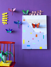 Lade das Bild in den Galerie-Viewer, Studio-Dach „Blauer Kupferschmetterling“ Dekoration