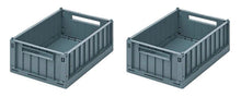 Lade das Bild in den Galerie-Viewer, Weston Aufbewahrungsbox, 2er-Pack, Small ''Whale Blue''