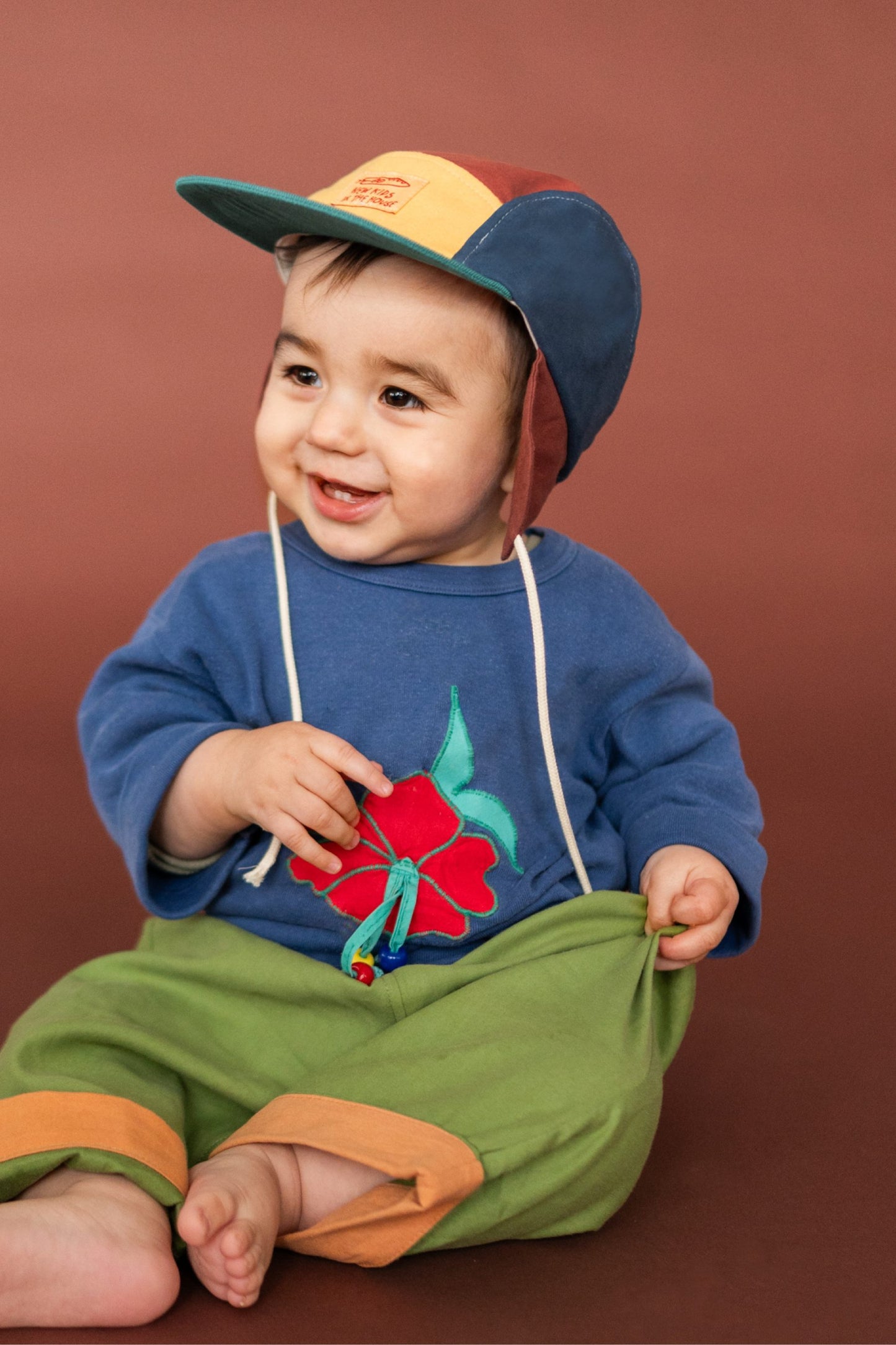 5-Panel-Cap mit Ohren ''Wolly Mystic Ivy''