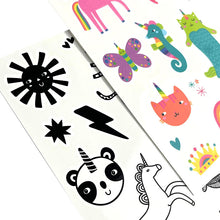 Load image into Gallery viewer, Mini Temporary Tattoos &#39;&#39;Unicorn Party&#39;&#39;

