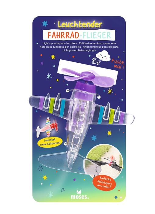 Luminous bicycle flyer light, Various Colours