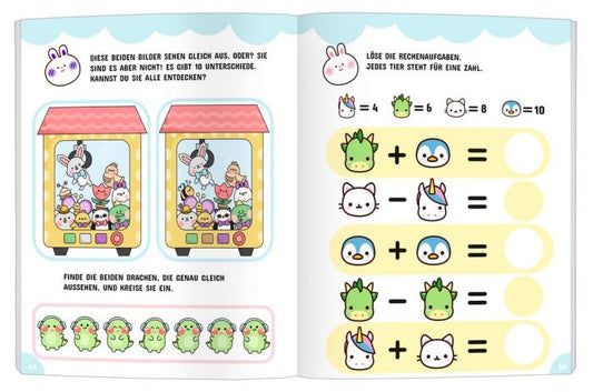Kawaii Neidlicher Zahlen und Rechenspass