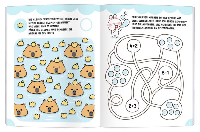 Kawaii Neidlicher Zahlen und Rechenspass
