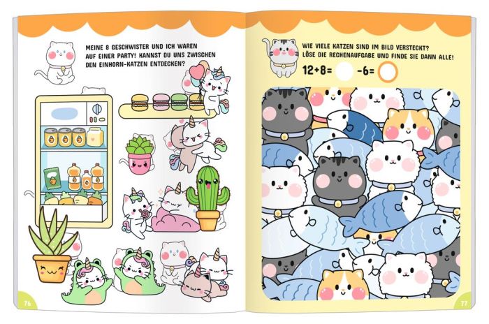 Kawaii ''Supersüsser Rätsel und Malspass''