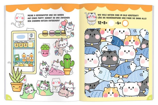 Kawaii ''Supersüsser Rätsel und Malspass''