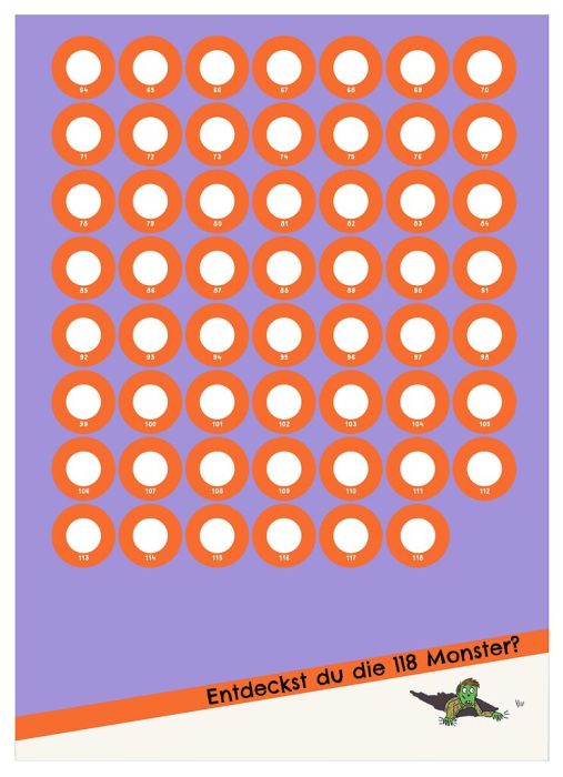 Such- und Finde-Aktivität: 118 Monster