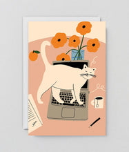 Load image into Gallery viewer, Stop Working, Cat Card
