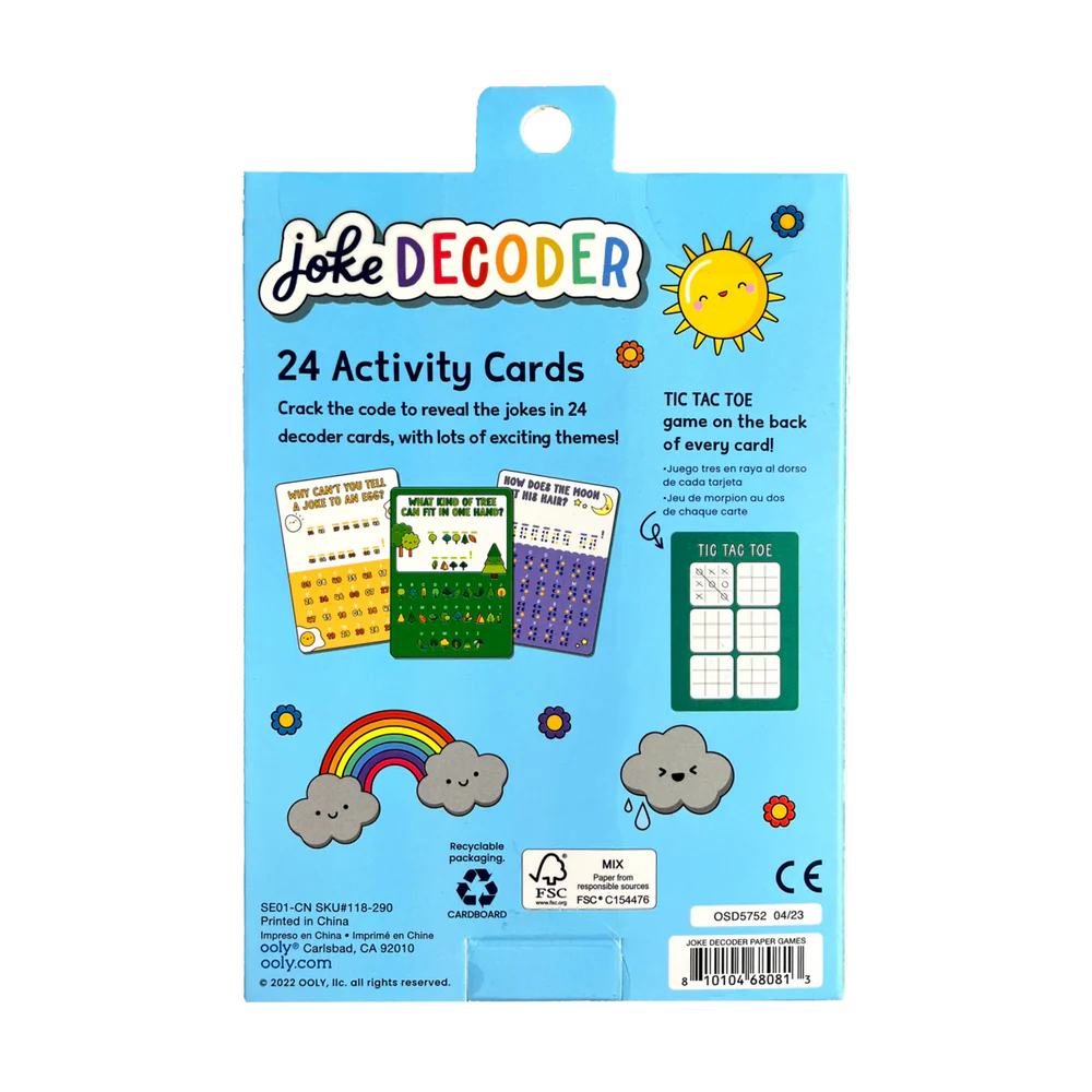 Activity Cards  ''Joke Decoder''
