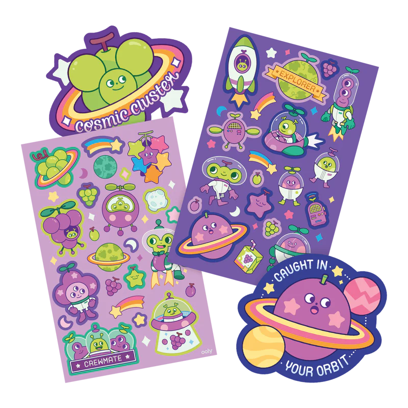 Scratch n' Sniff Stickers, Galaxy Grape