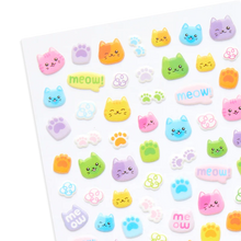 Lade das Bild in den Galerie-Viewer, Sticker-Set &#39;&#39;Bunte Katzen&#39;&#39;

