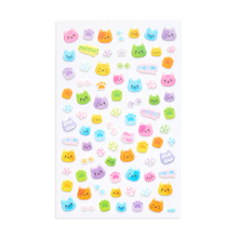 Lade das Bild in den Galerie-Viewer, Sticker-Set &#39;&#39;Bunte Katzen&#39;&#39;
