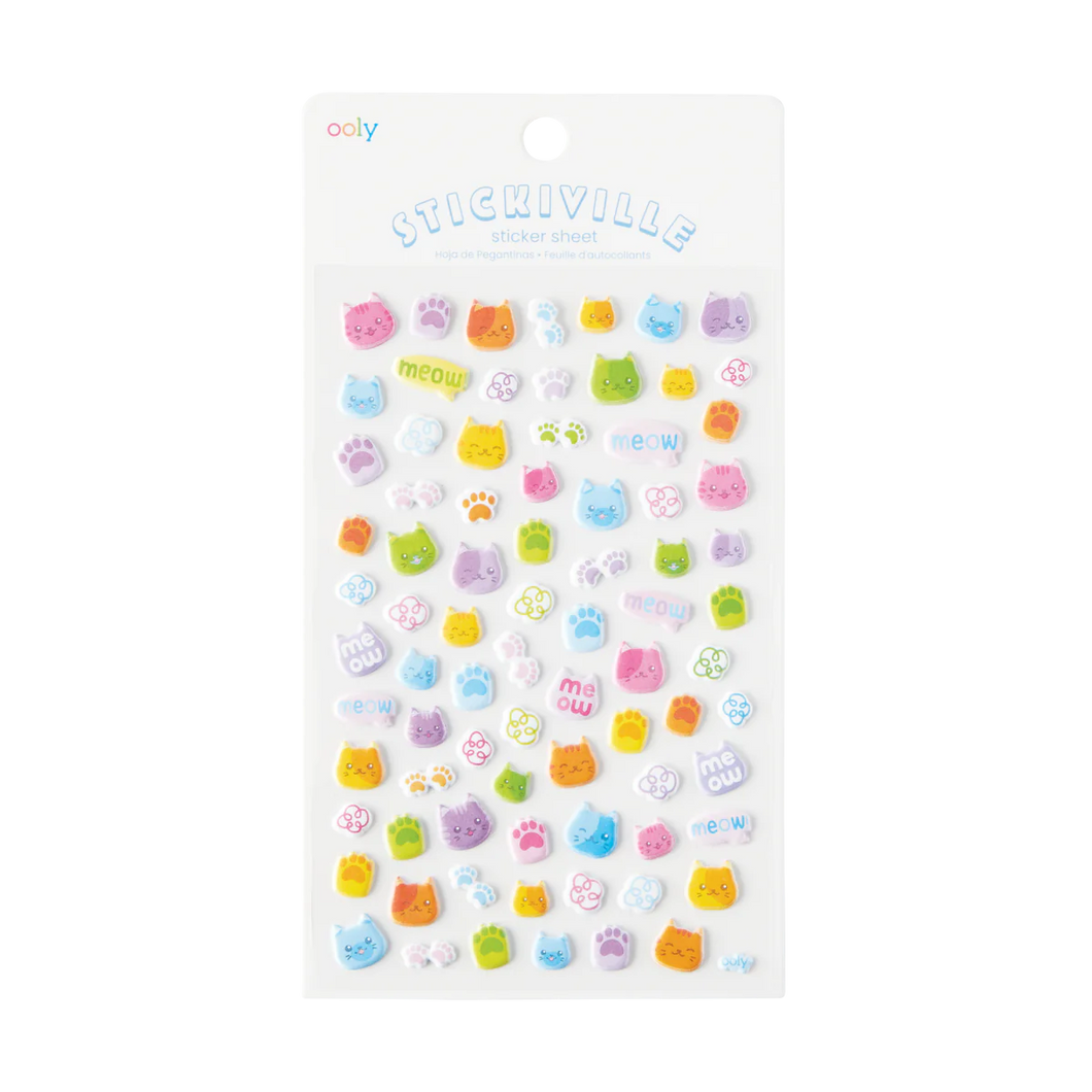 Sticker-Set ''Bunte Katzen''