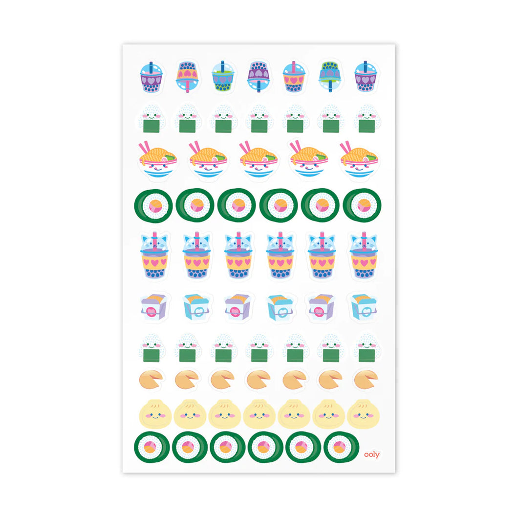 Mini Stickers, Ramen and Sushi