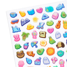 Load image into Gallery viewer, Mini Puffy Stickers, Silly Doodles
