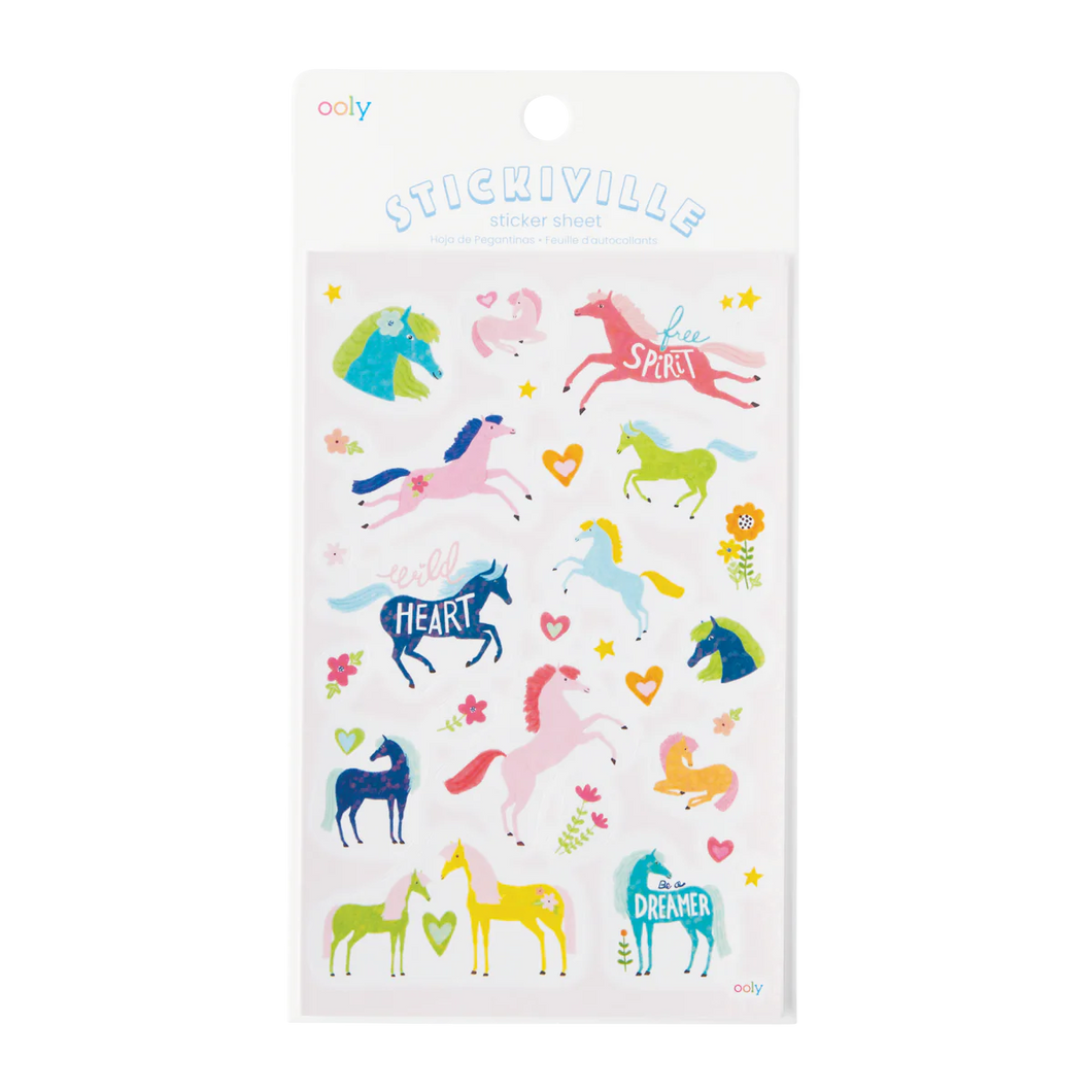 Sticker-Set ''Wilde Pferde''