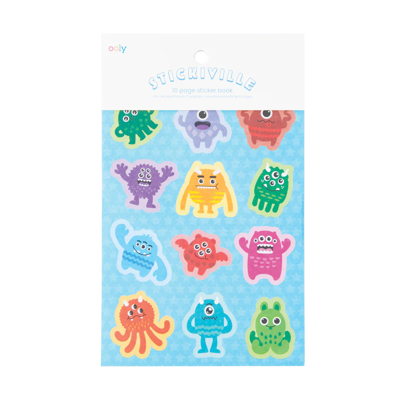 Stickerbuch-Set „Monster“