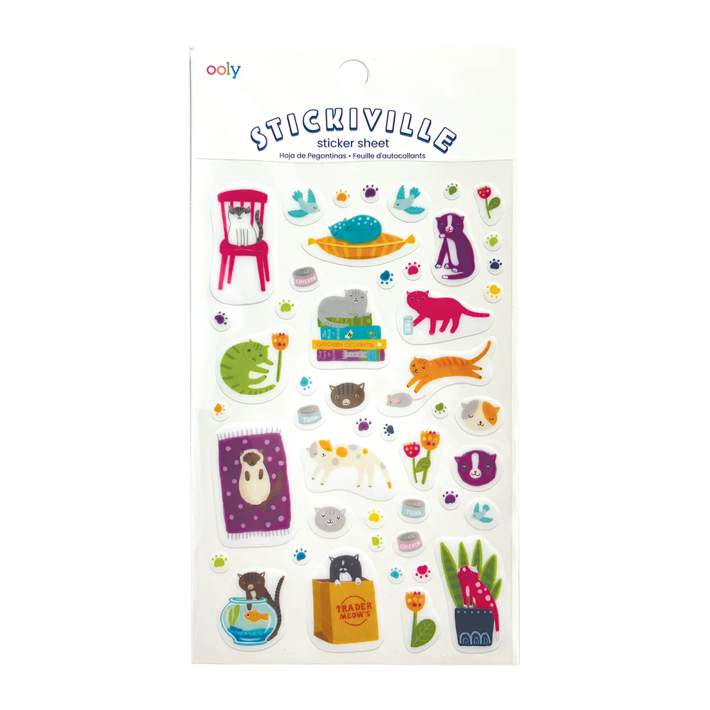 Sticker Set ''Quirky Cats''