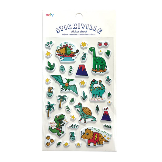 Aufkleber-Set ''Dino-Milbe''