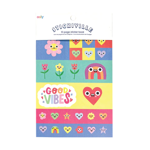 Stickerbuch-Set „Happy Hearts“