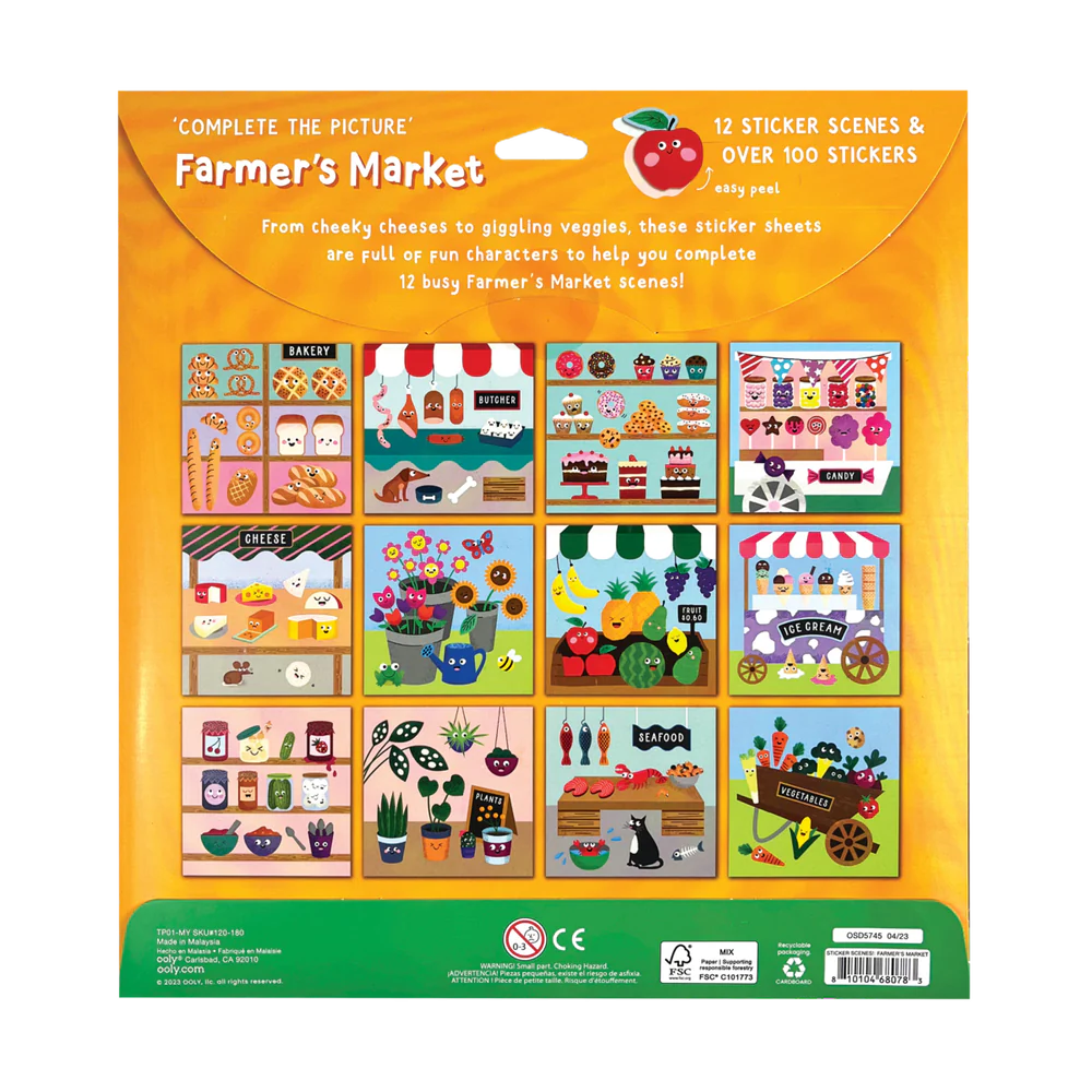 Sticker Scenes ''Farmer's Market''