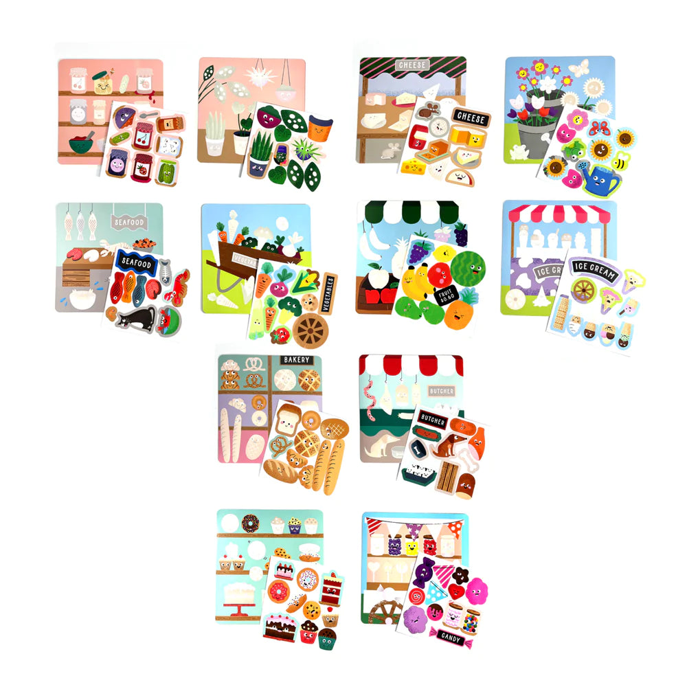 Sticker Scenes ''Farmer's Market''