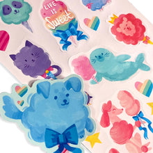 Load image into Gallery viewer, Scented Stickers &#39;&#39;Fluffy Cotton Candy&#39;&#39;
