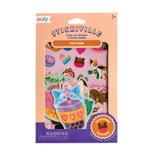 Load image into Gallery viewer, Scratch n&#39; Sniff Stickers &#39;&#39;Cat Café&#39;&#39;
