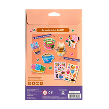 Load image into Gallery viewer, Scratch n&#39; Sniff Stickers &#39;&#39;Cat Café&#39;&#39;
