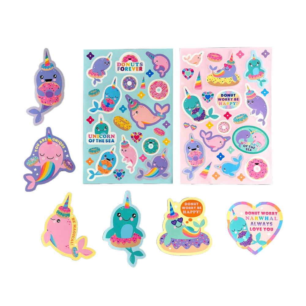 Scratch n' Sniff Stickers, Nom Nom Narwhal