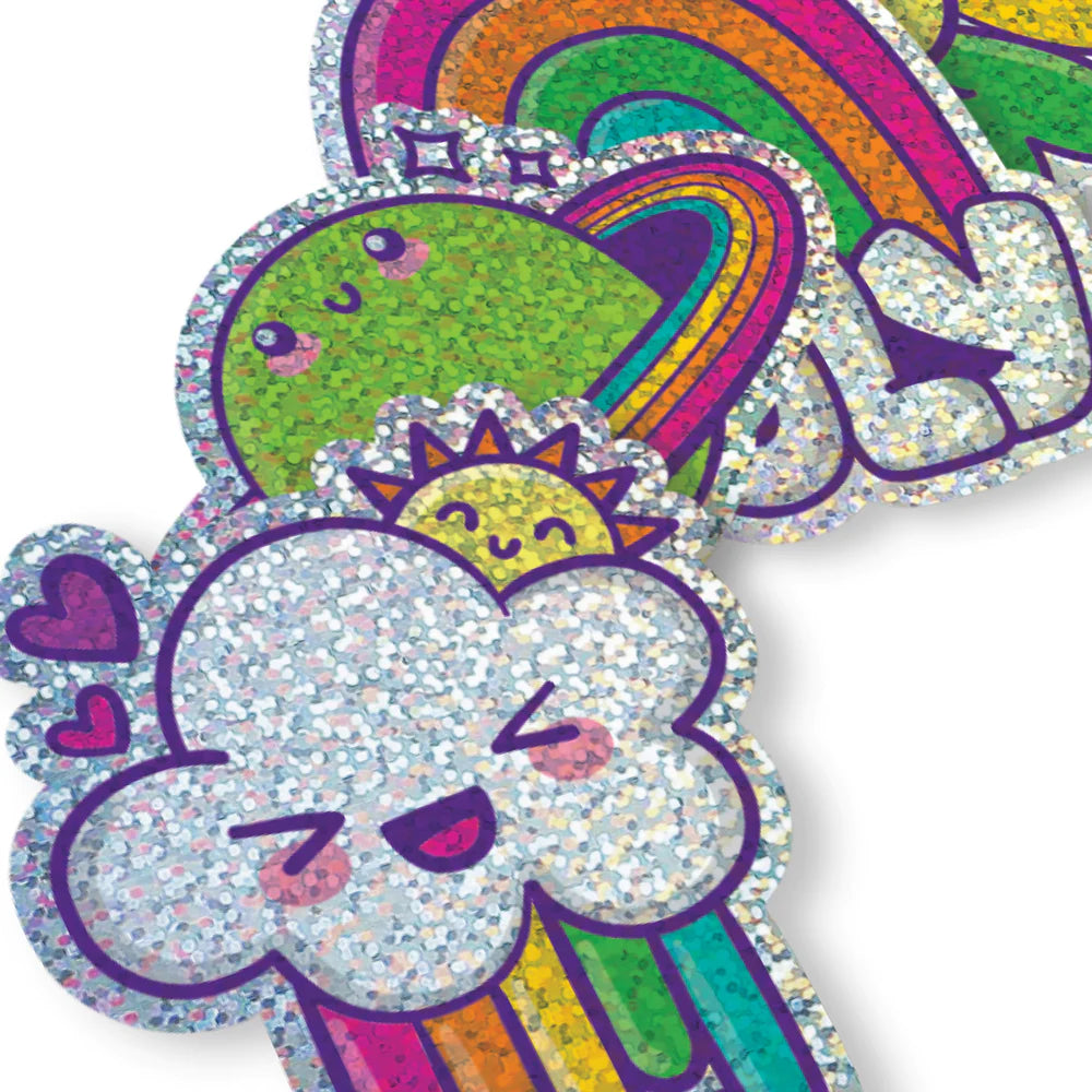 Vinyl Stickers, Happy Rainbows